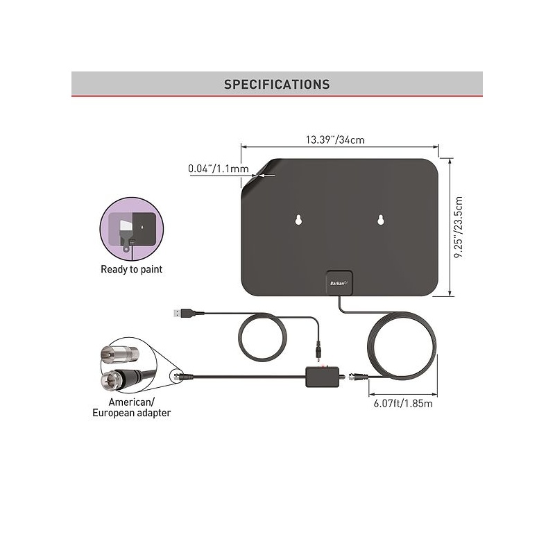 Toaantenn Barkan AU60A.B, kuni 96 km