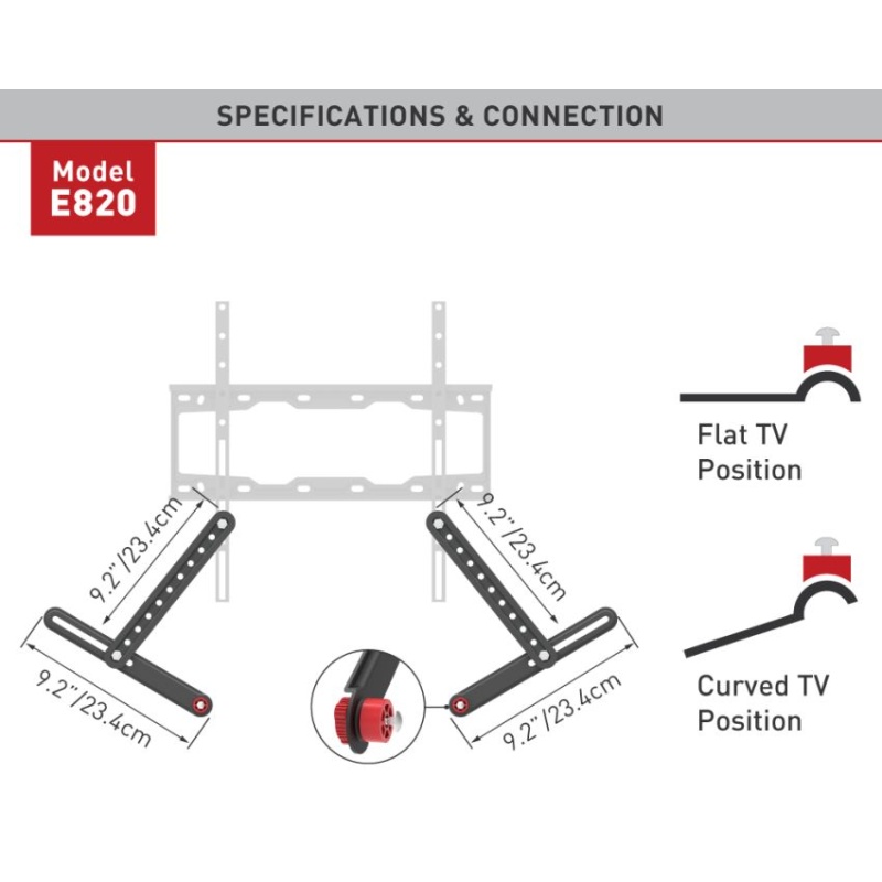 Soundbari seinakinnitus BARKAN E820