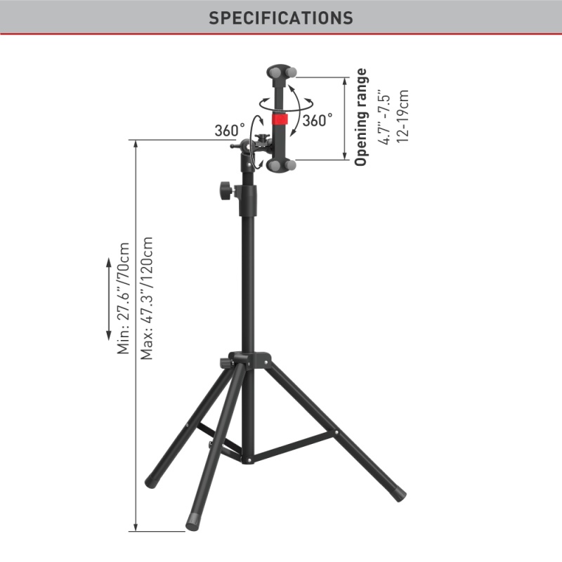 Nutitelefoni statiiv BARKAN T71FS