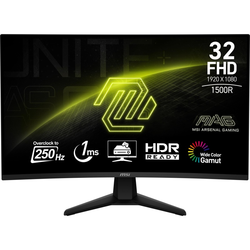 32" Full HD LCD monitor MSI MAG32C6X