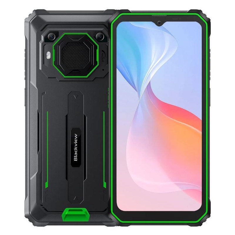 Nutitelefon BLACKVIEW BV6200 PRO 128GB, BLACK/GREEN