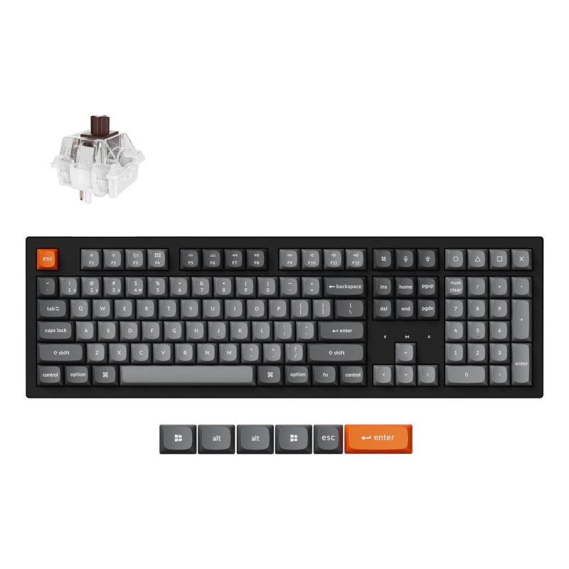 Klaviatuur KEYCHRON K10M-H3 must, EN