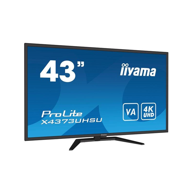 LCD Monitor IIYAMA 43"/108 cm, 4K, Panel VA, 3840x2160, 16:9, 60Hz, 3 ms, X4373UHSU-B1