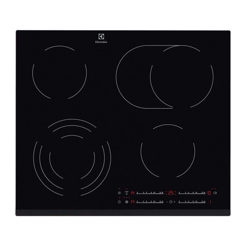 Integreeritav keraamiline pliidiplaat ELECTROLUX EHF6547FXK
