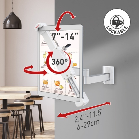 Tahvelarvuti seinakinnitus BARKAN T72VL