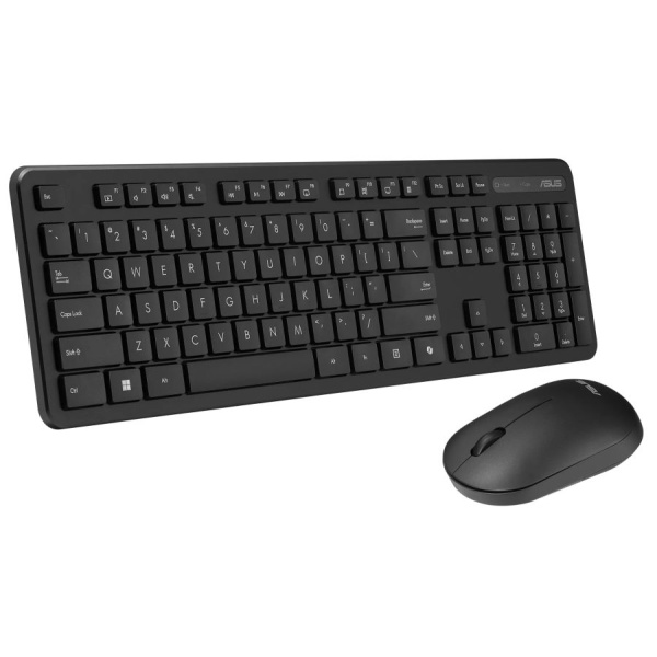 Klaviatuur + hiir ASUS WRL CW100 must, EST