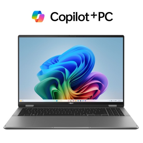 Sülearvuti ASUS VivoBook Flip TP3607SA, u7-256V, 16" puuteekraan, RAM 16GB, SSD 1TB, EN, MicroSD, W11 Home, Gray