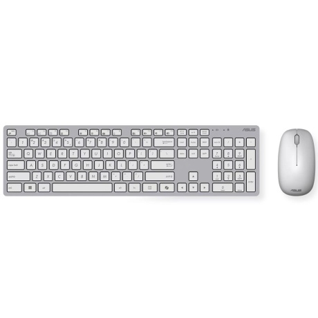 Klaviatuur + hiir ASUS WRL OPTICAL W5000 /WHITE 90XB0430-BKM3A0