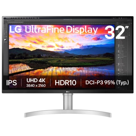 31.5" 4K LCD monitor LG 32UN650K-W