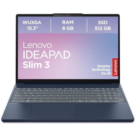 Sülearvuti Lenovo IdeaPad Slim 3-15IRH10, i5-13420H, 15,3", RAM 16GB, SSD 512GB, EN, SD, Blue
