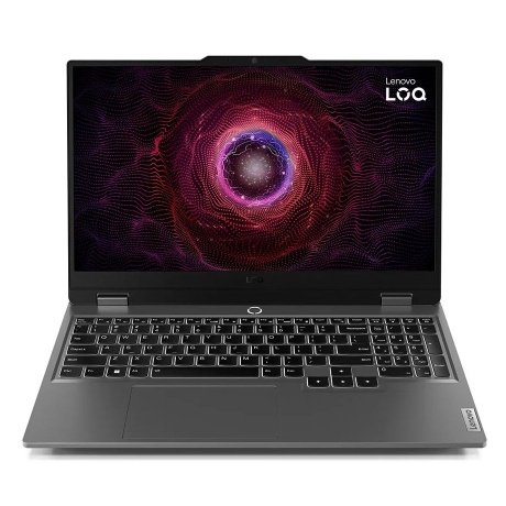 Sülearvuti LENOVO LOQ, Ryzen 5 -7235HS, 15,6", RAM 16GB, SSD 512GB, EN, Gray