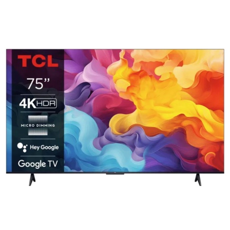75“ 4K Smart Google TV teler TCL 75V6B