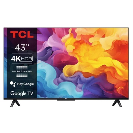 43“ 4K Smart Google TV teler TCL 43V6B