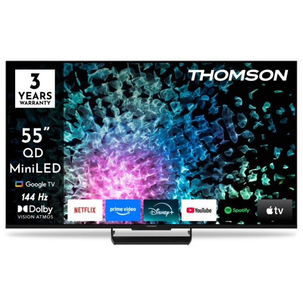 55" 4K QD-Mini LED Smart Google TV THOMSON 55MG7C15