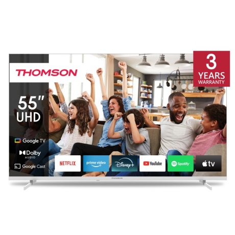 55" 4K QLED Smart Google TV teler THOMSON 55UG4S14W