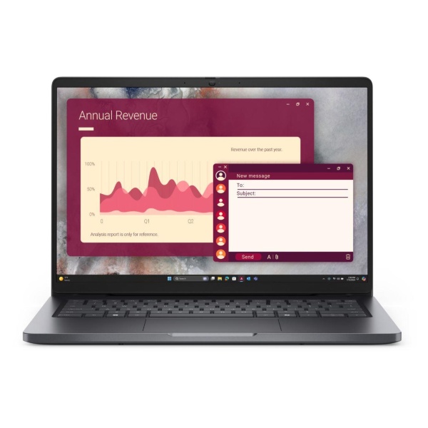 Sülearvuti DELL PRO 14 PC14250, C3-100U, 14", RAM 8GB, SSD 512GB, EN, W11 Pro