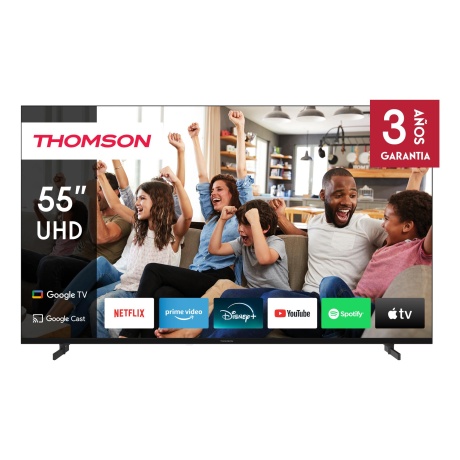55" 4K QLED Smart Google TV teler THOMSON 55UG4S14