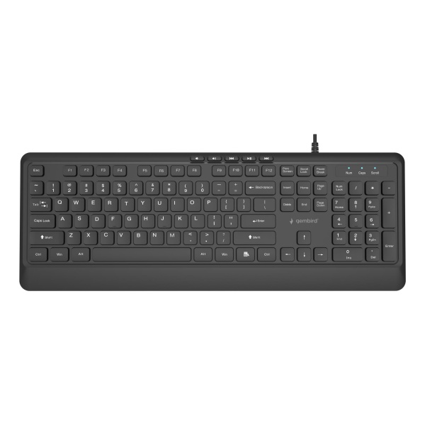 Klaviatuur GEMBIRD KB-MCH-05 must, EN