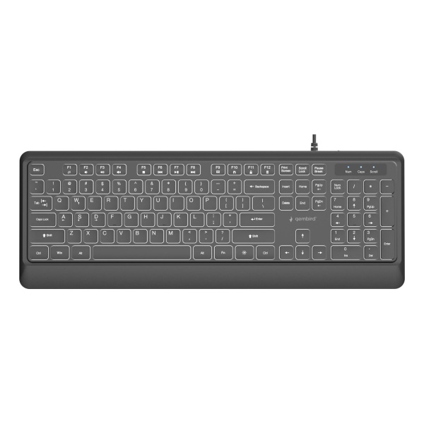 Klaviatuur GEMBIRD KB-UML-04 must, EN