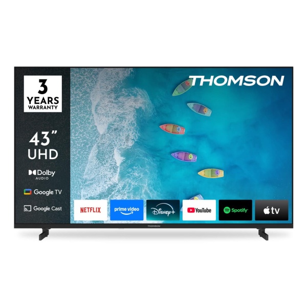 43" 4K Smart Google TV teler THOMSON 43UG4S15