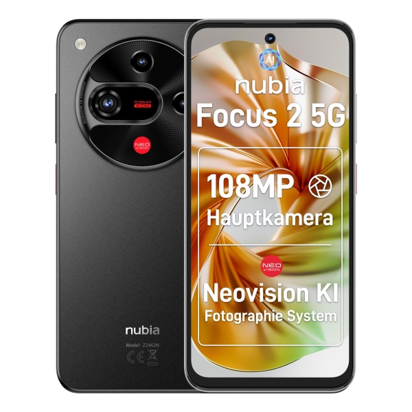 Nutitelefon NUBIA FOCUS 2 5G 256GB BLACK