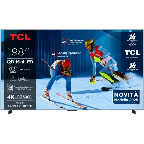 98" 4K QLED Smart Google TV TCL 98Q8C