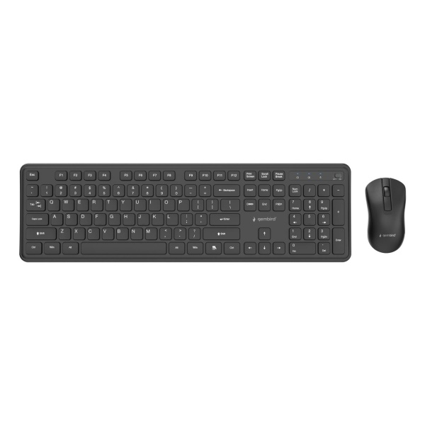 Klaviatuur + hiir GEMBIRD WRL KBS-WPS-01 must, EN
