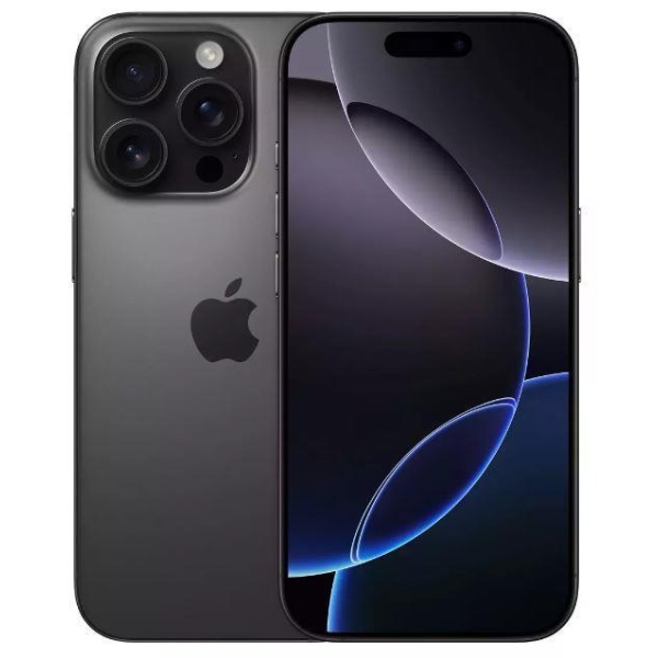 Mobile phone APPLE IPHONE 16 PRO, 128GB, black titan, MYND3