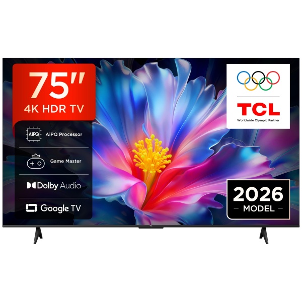 75" 4K QLED Smart Google TV teler TCL 75P6L