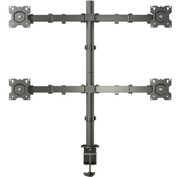 Quadruple Monitor Desk Mount ONKRON D421E-B (4x13"-32")