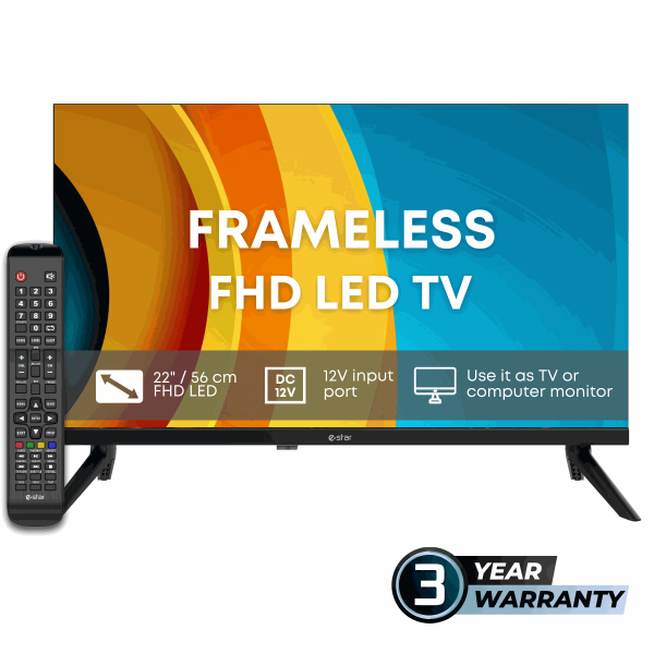22" FHD LED teler E-STAR LEDTV22R2T2
