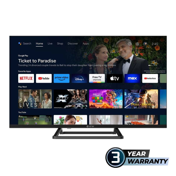 32" HD LED Smart Android teler E-STAR LEDTV32A3T2