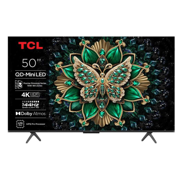 50" 4K QD Mini-LED Smart Google TV teler TCL 50Q6C