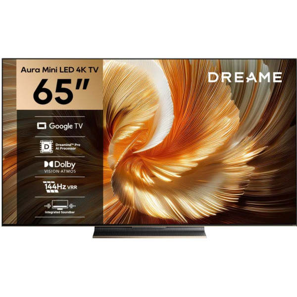 65" 4K QLED Smart Google TV teler DREAME 65S100