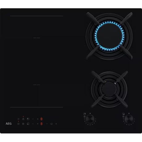 Induktsioon- ja gaasipliidiplaat AEG HDB64623NB