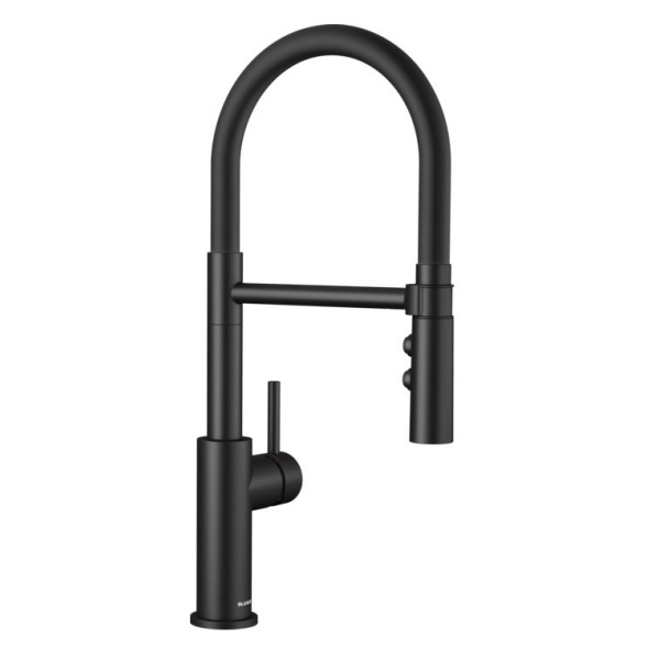 Köögisegisti painduva voolikuga BLANCO CATRIS-S Flexo Black Matte