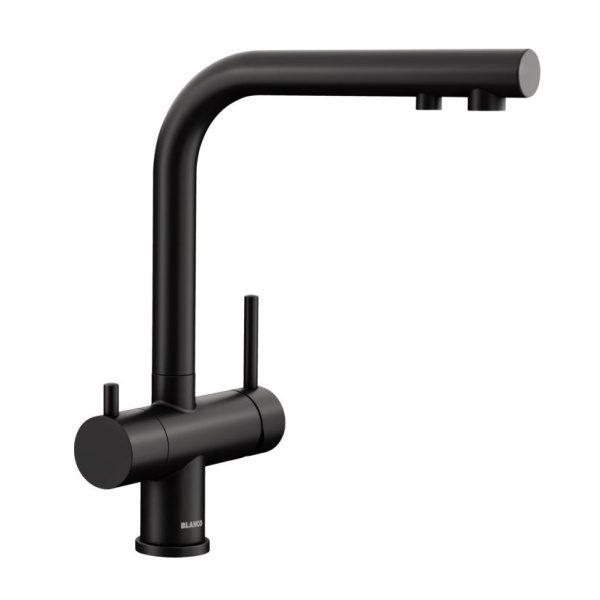 Köögisegisti filtri valmidusega BLANCO FONTAS II Black Matte HD