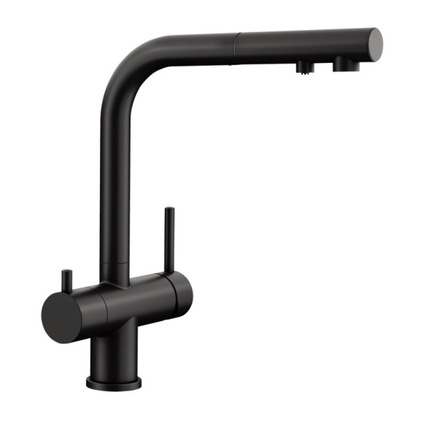 Köögisegisti filtri valmidusega BLANCO FONTAS-S II Black Matte HD