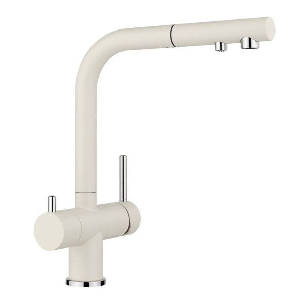 Köögisegisti filtri valmidusega BLANCO FONTAS-S II Soft White HD