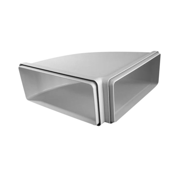 Horisontaalne kandiline ühenduspõlv ELICA 220x90 mm, valge