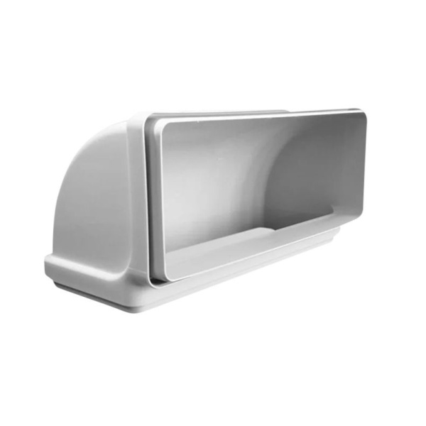 Vertikaalne kandiline ühenduspõlv ELICA 220x90 mm, valge