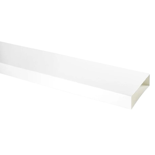 Kandiline ühendustoru ELICA 1000 mm, 218x55 mm, valge
