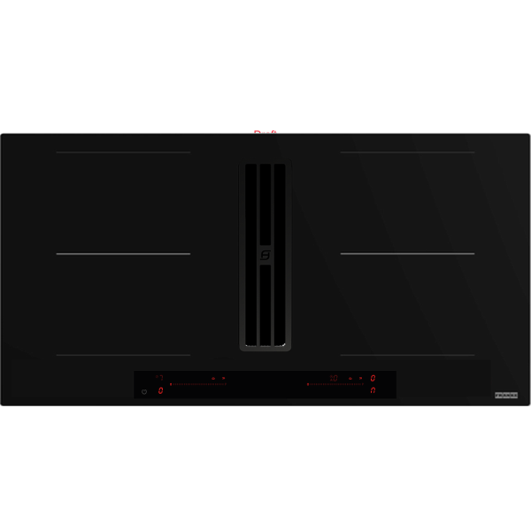 Induction Hob With Downdraft Extractor FABER GALILEO DOUBLE BLACK A830