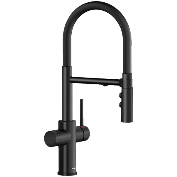 Köögisegisti filtri valmidusega BLANCO CATRIS-S Flexo Black Matte