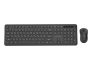 Keyboard + Mouse GEMBIRD WRL KBS-WPS-01-CYRL Black, RU