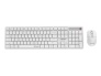 Keyboard + Mouse GEMBIRD WRL KBS-WMS-01-W White, EN