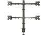 Quadruple Monitor Desk Mount ONKRON D421E-B (4x13"-32")