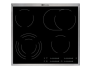 Integreeritav keraamiline pliidiplaat ELECTROLUX EHF46547XK
